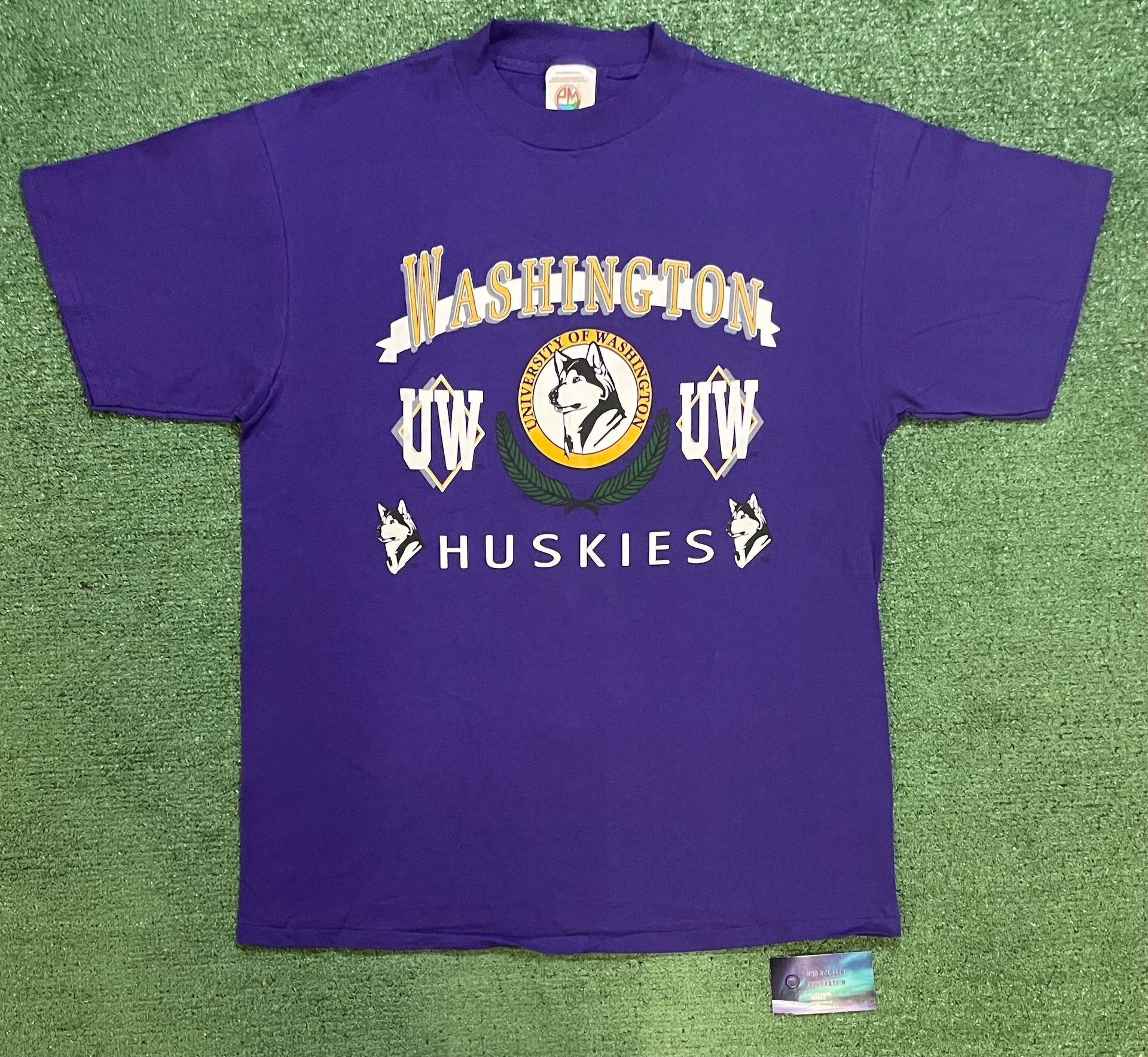 Vintage 1990s UW Washington Huskies University of Washington huskies tee