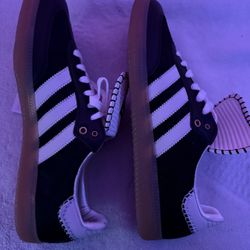 Wale Bonner Black Pony Hair Zamba  Adidas (Sz 10M)