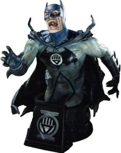 Blackest Night Black Lantern BATMAN DC Direct Porcelain Bust Ivan Reis