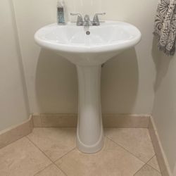 25 Inch Pedestal Sink