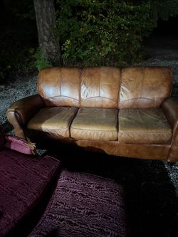 Leather couch