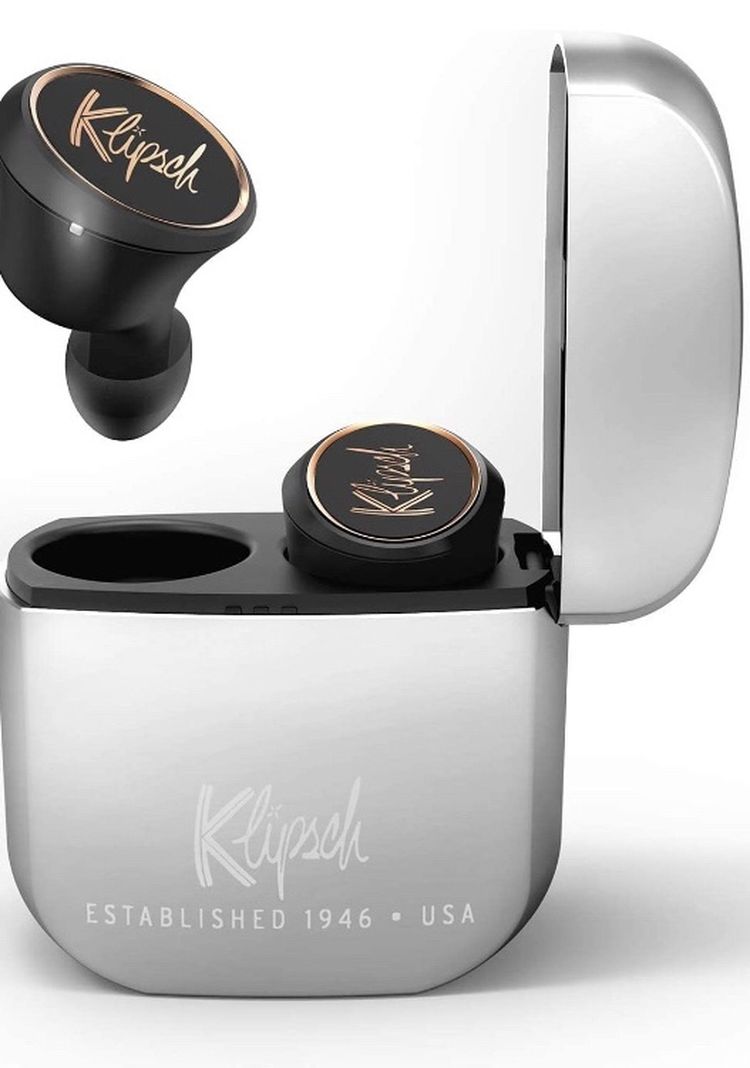 Klipsch T5 True Wireless Headphones, Silver