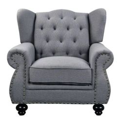 Brand New Tufted Wingback Chair