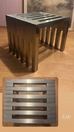 Heavy metal side table