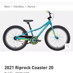 20in Specialized Riprock Coaster Kids Bike 