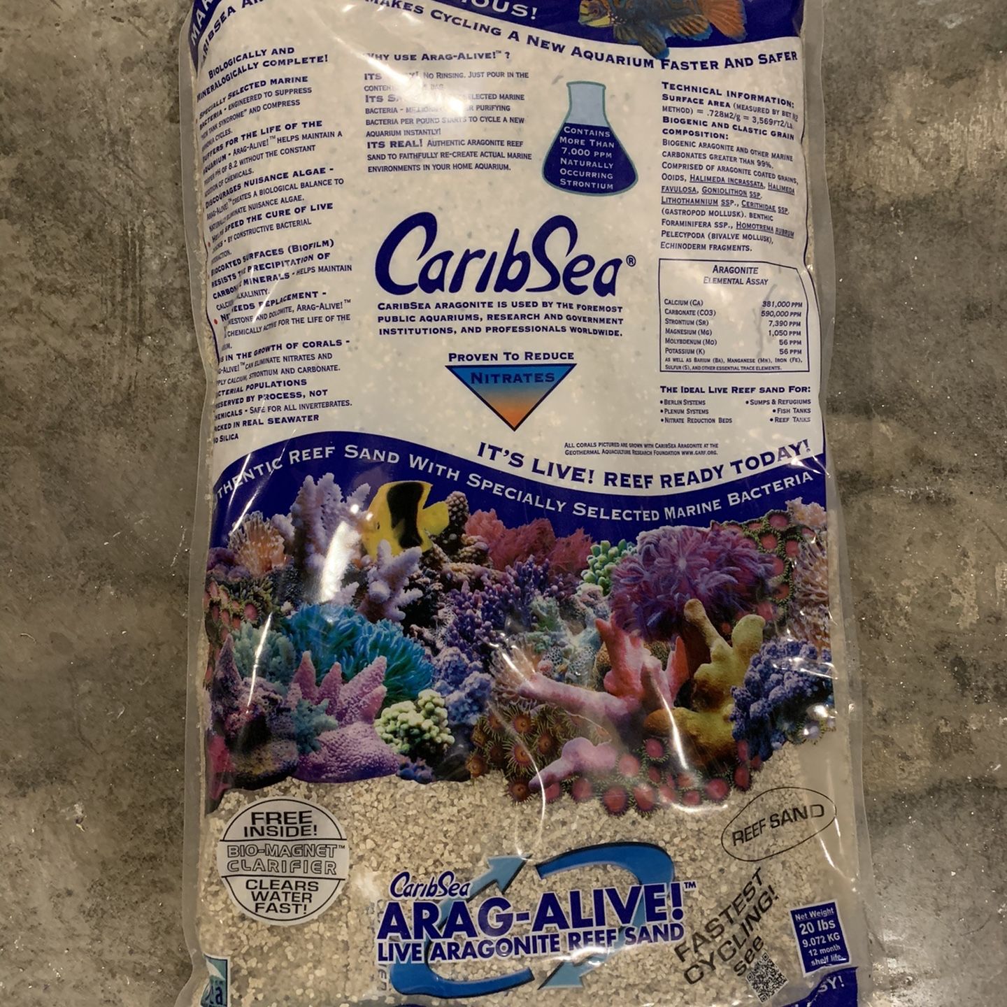 Aquarium Saltwater Live Sand And Life Rock