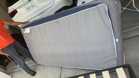 Twin size mattress and frame