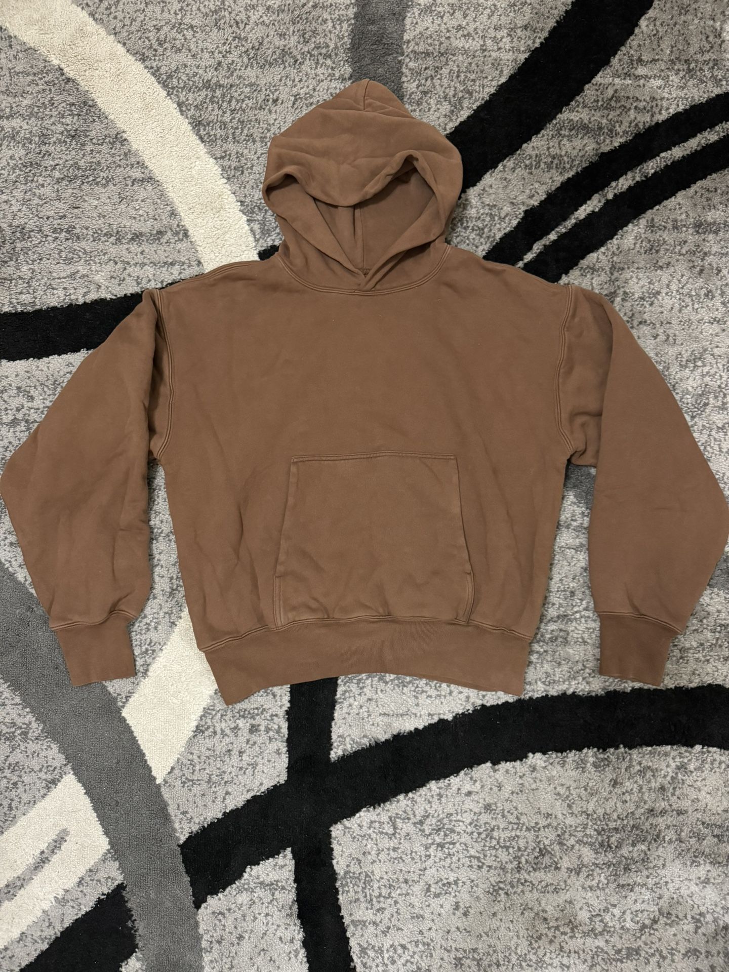 Yeezy YZY x Gap Perfect Hoodie Brown Size Medium Hoodie Double Layer crop Sweatshirt