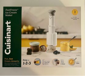 Cuisinart FastFreeze™ Ice Cream Maker – Brand New in Box