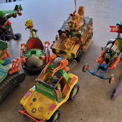 Vintage TMNT Vehicles. 