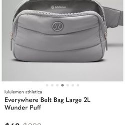 Lululemon 2L bag