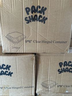 8x8 clear Containers