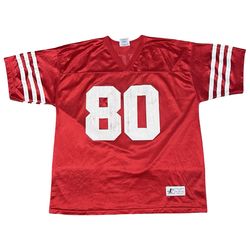 Vintage 90s San Francisco 49ers Jerry Rice #80 NFL Logo Athletic Jersey XL USA