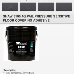 Shaw Superior Grade 5100 Adhesive  4 Gallon Container