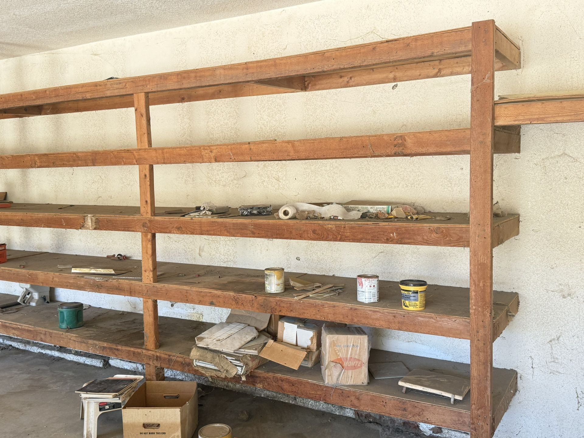 Garage Wood Shelve
