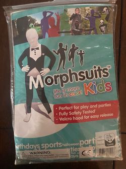 Morphsuits Kids Tuxedo Costume Size Large