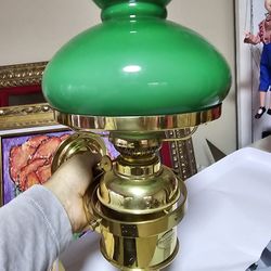 Vintage Gimbeled HARNISCH OIL LAMP