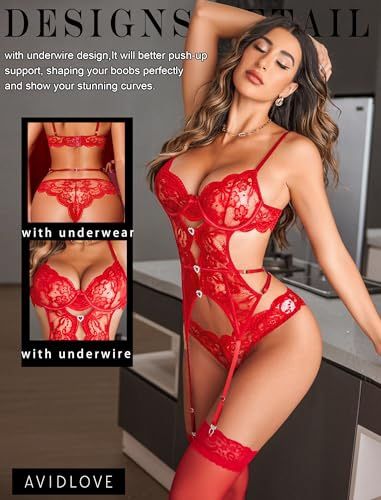 Lace Cut Out Rhinestone Corsets