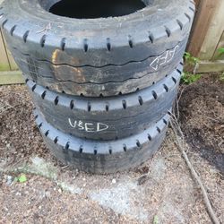 9.5/16.5 Set Of Three Heavy Duty Forklift Tires