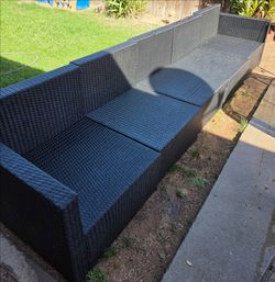 5 Pc Blk Patio Furniture