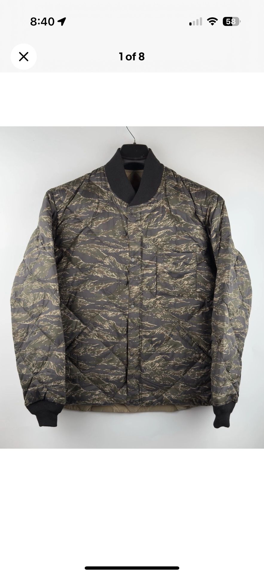 Todd Snyder/Rocky Mountain European water repellent XL Men’s Down Bomber jacket