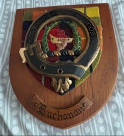 Buchanan Scottish Clan Crest Wall Plaque