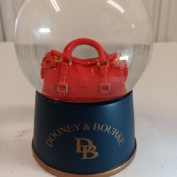 Dooney & Bourke "Limited Edition Holiday 2017" Desktop Snow Globe