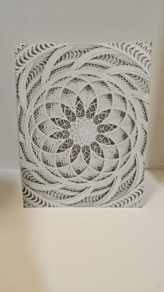 Spiral Artwork Laser Engraved