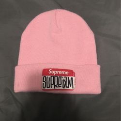 Pink Supreme Beanie 