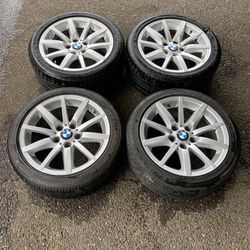 17” Staggered BMW Wheels 5x120 *Only 1 Good Tire*