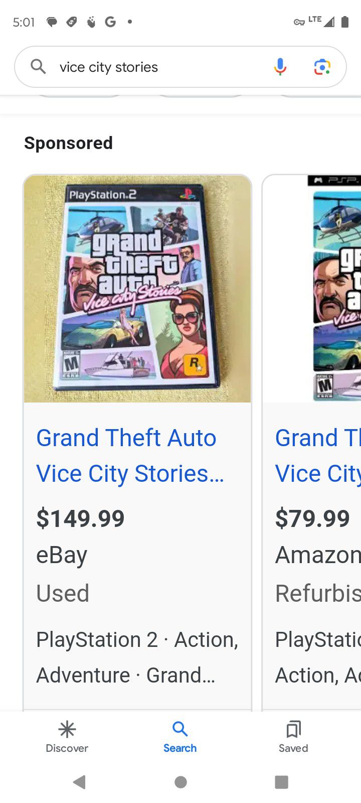 PS2 Game Vice City Stories