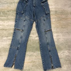 Zara Cargo Jeans
