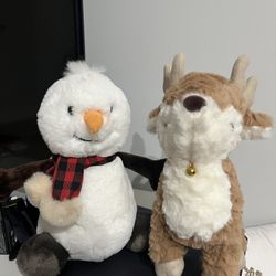 🎄 Christmas Plush Toy – Snowman 🎁