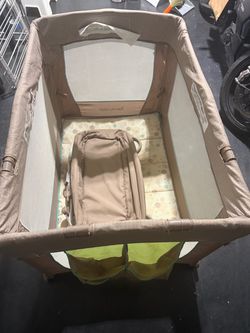 Free Ingenuity Playard/crib with attachments for infants