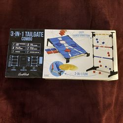 Cornhole, Ladderball and Bottle smash games 