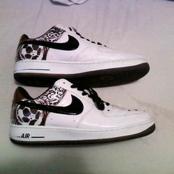 Nike Air Force AF1 One Olympic Soccer Special Edition "Patented" Leather Size 12
