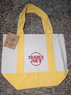 Mini Trader Joe's Tote Bag Yellow! $12