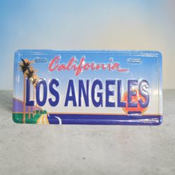 Los Angeles Refrigerator Magnet, 5 x 2 inches