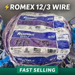 12/3 Romex Wire 250ft Cable Romex 12/3 de 250 pies