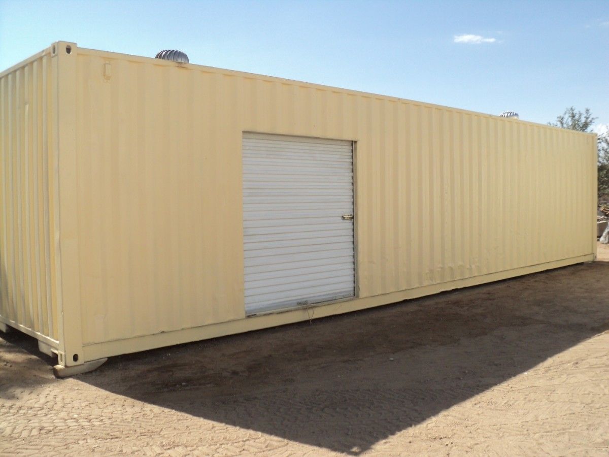 ### JUST SOLD ### 40 FT.  High Cube Shipping Container with Options. auto parts accessories