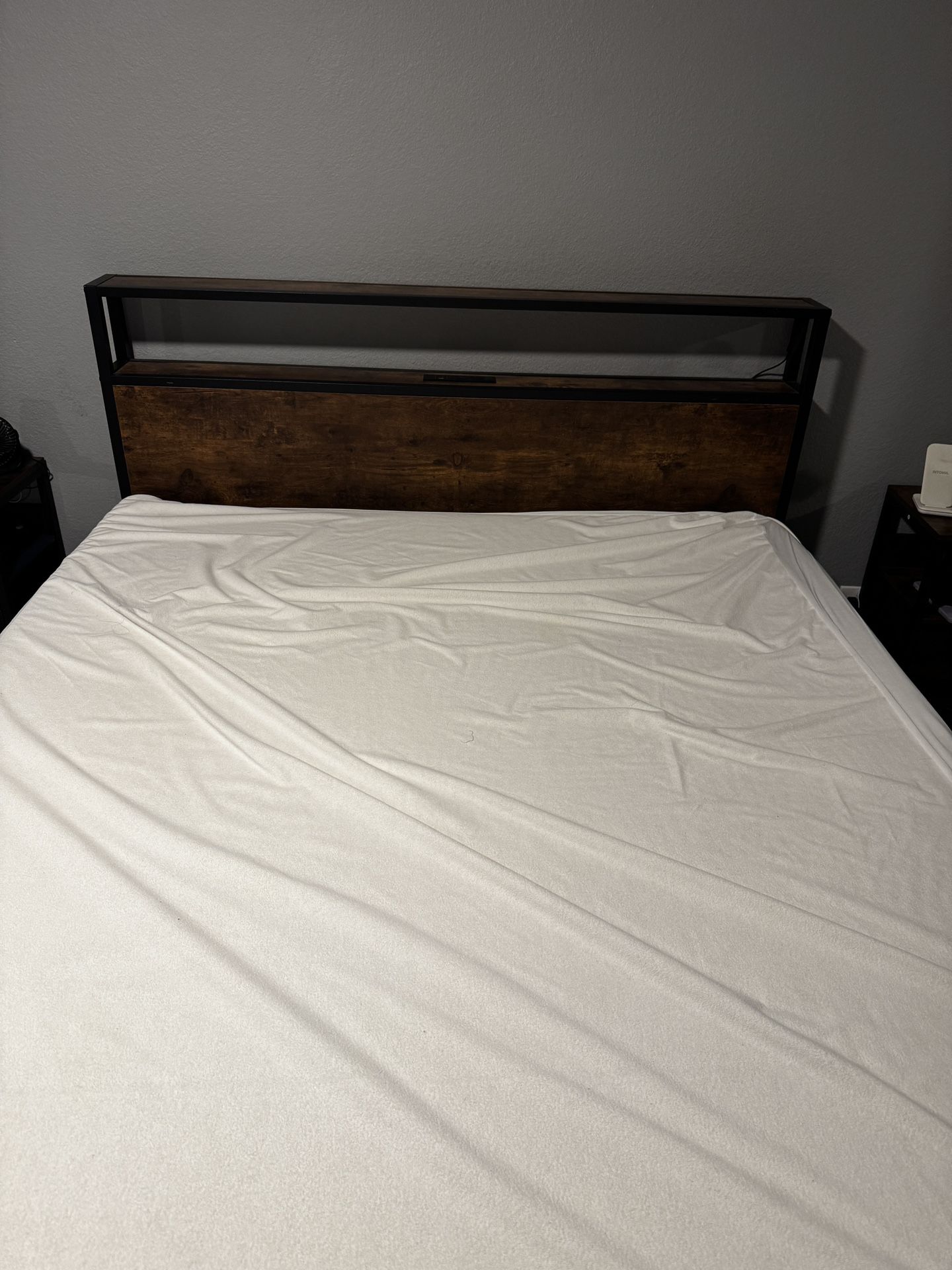 Queen Size Bed-frame (Mattress Not Included) OBO