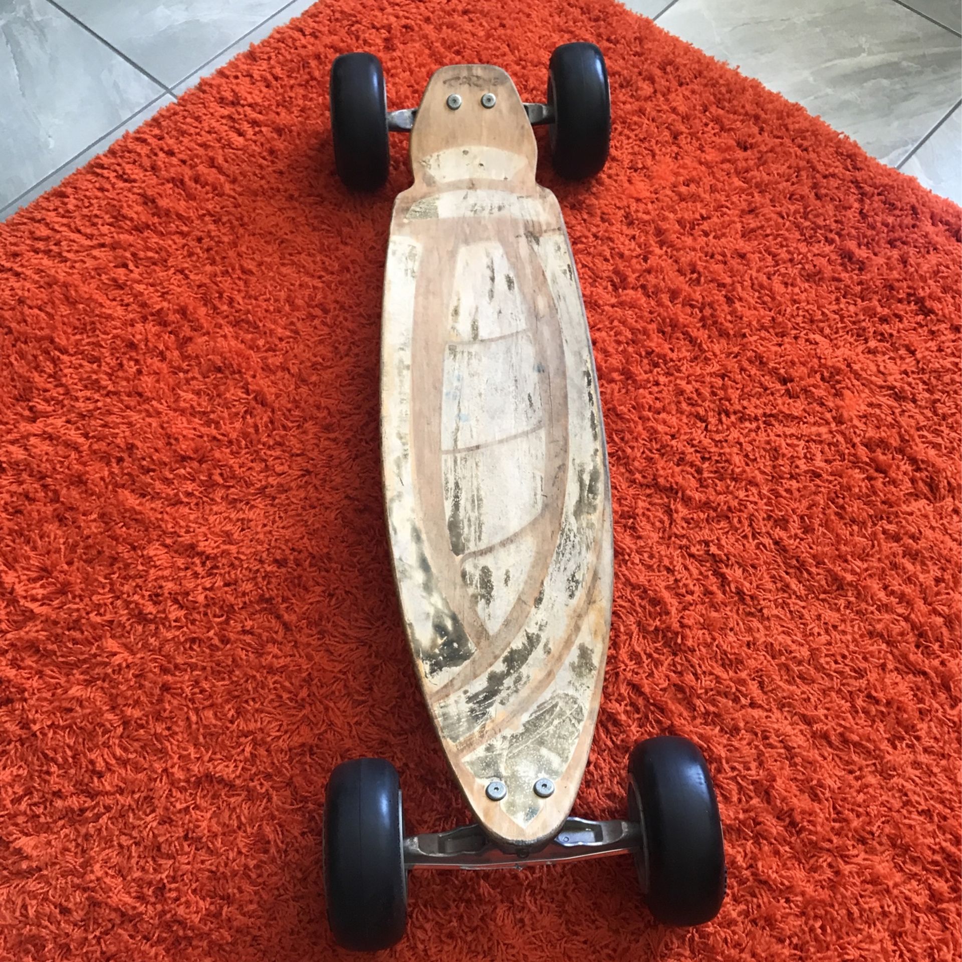 Original RARE 43 Inches long Fat Tire Surf CARVEBOARD