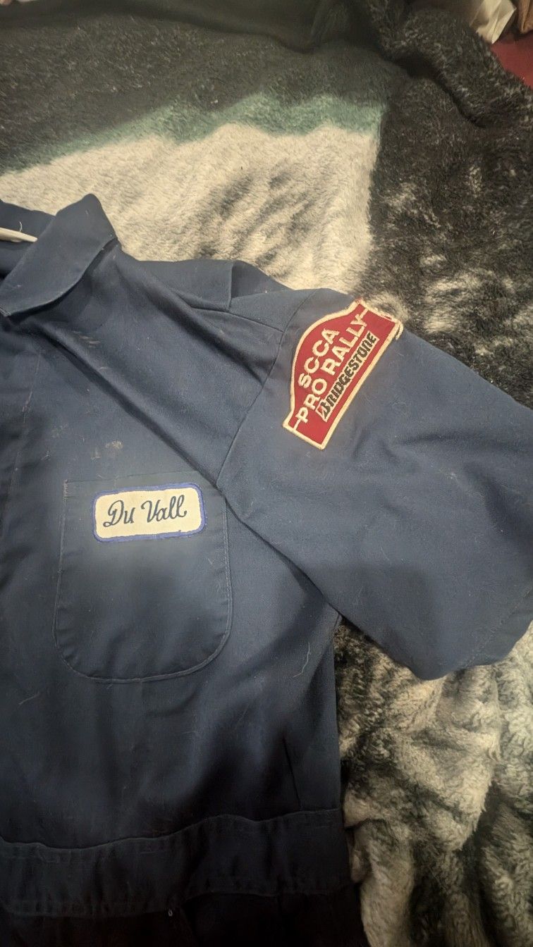 VINTAGE SPORTS CAR MECHANIC SUIT