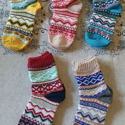 Winter Crew Socks For Women, 5pairs