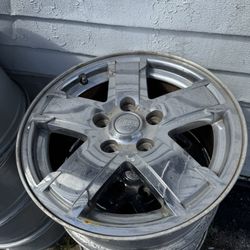 Jeep Chrome Rims ~like New ~must sell 