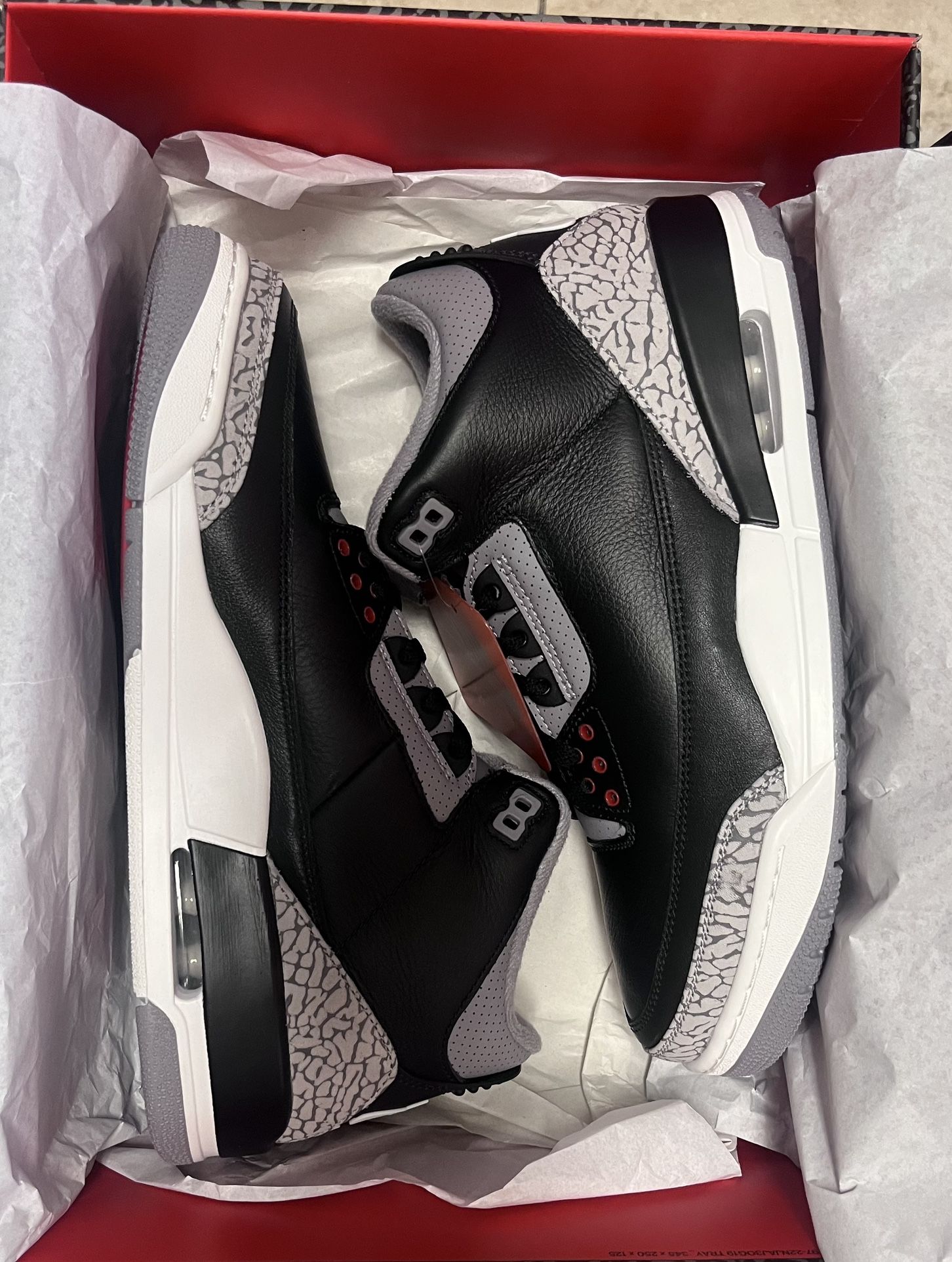RETAIL PRICE Jordan 3 Black Cement 2024 Nike Air