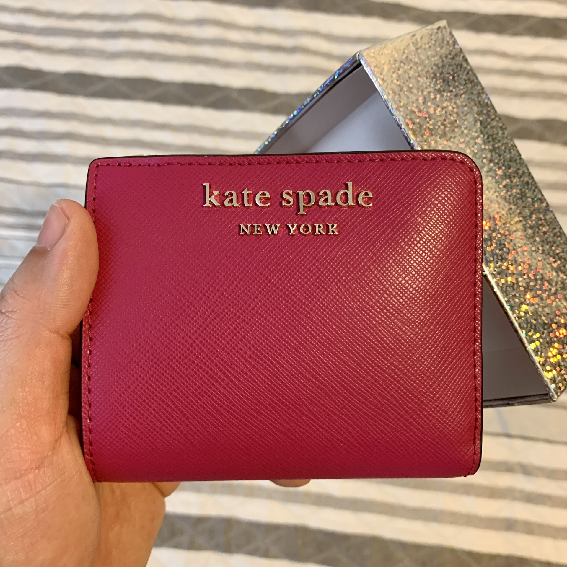 Kate spade magenta wallet sales