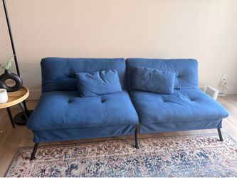 Blue sofa Bed