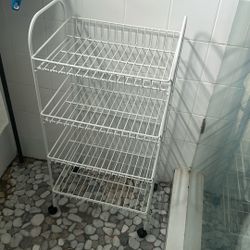 White Storage Rack