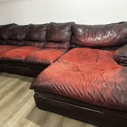 Canyon Leather Couch